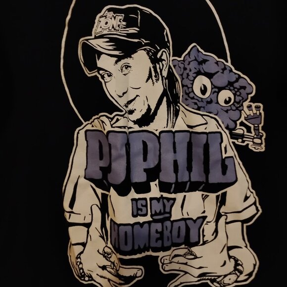 Men's Black XL RetroKid PJ Phil Is My Homeboy YTV Canada T-Shirt Vintage Style - Picture 1 of 4